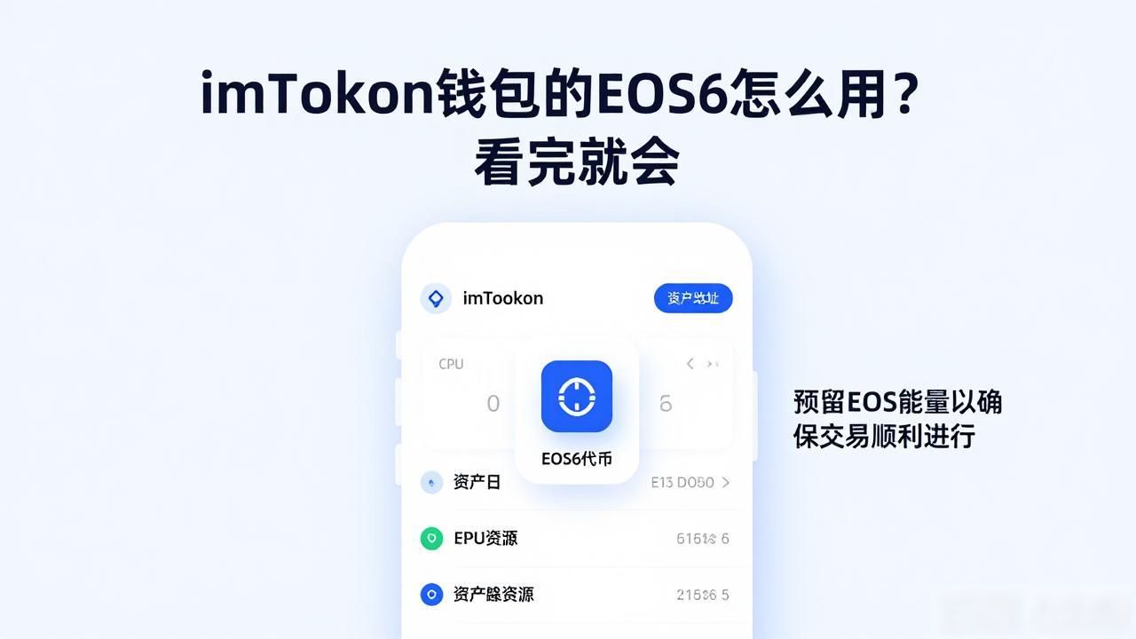 imToken钱包EOS6使用教程_EOS6代币管理方法_imtoken钱包的eos6